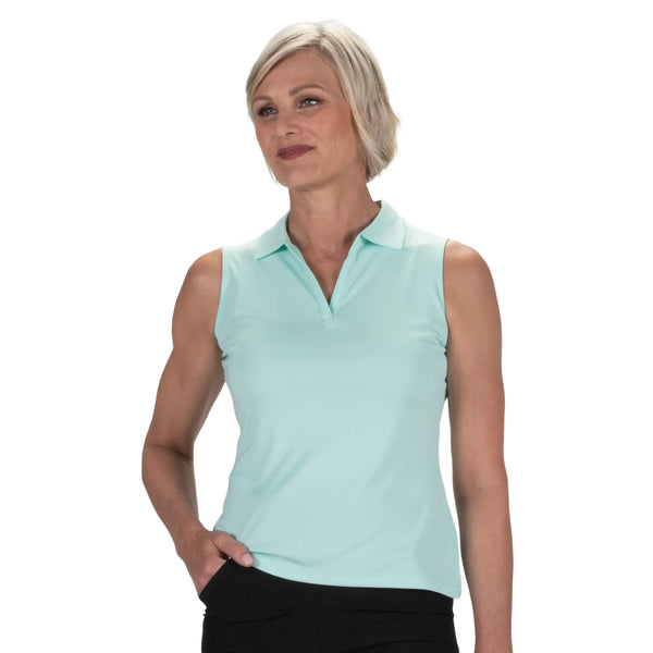 Nancy Lopez Golf Ladies Legacy Sleeveless Polo | ACI PROMO