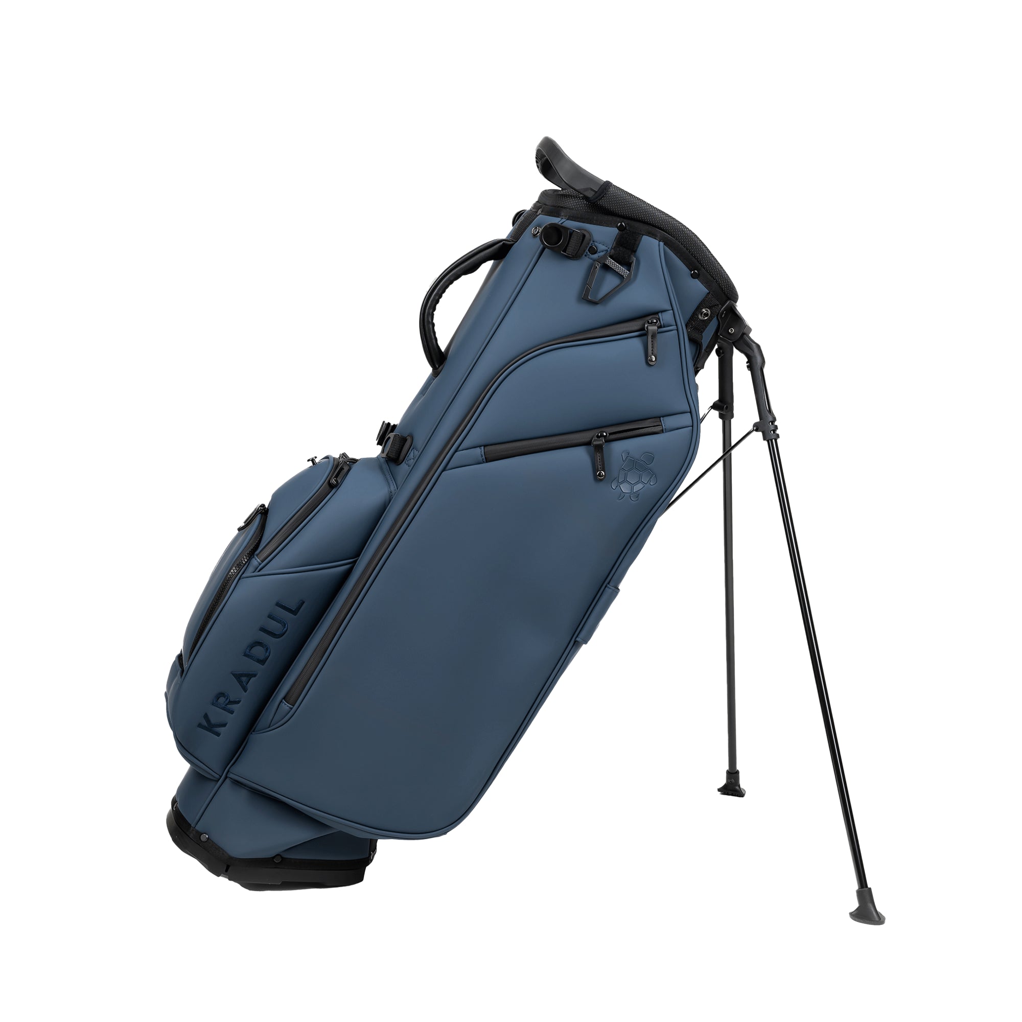 Unisex Kradul Lux Hybrid 14-Way  Stand Bag 9.5" Blue Steel Blue Steel