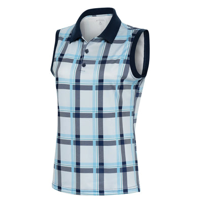Antigua Ladies Approach Sleeveless Polo