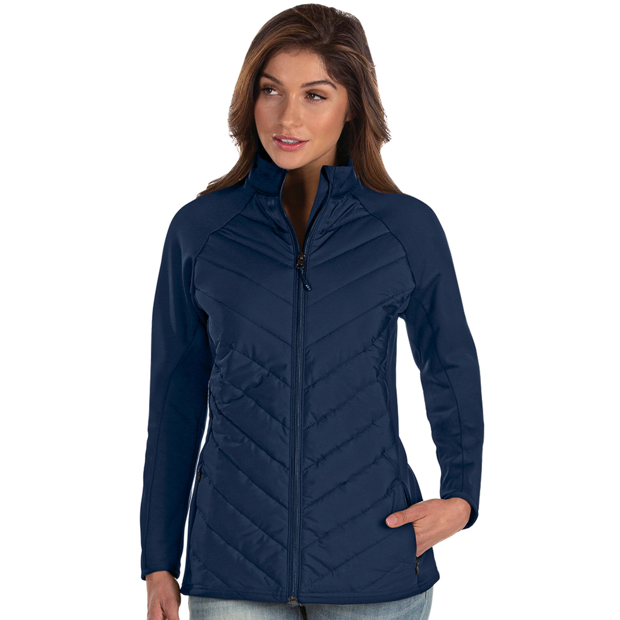 Ladies Antigua Altitude Jacket Navy
