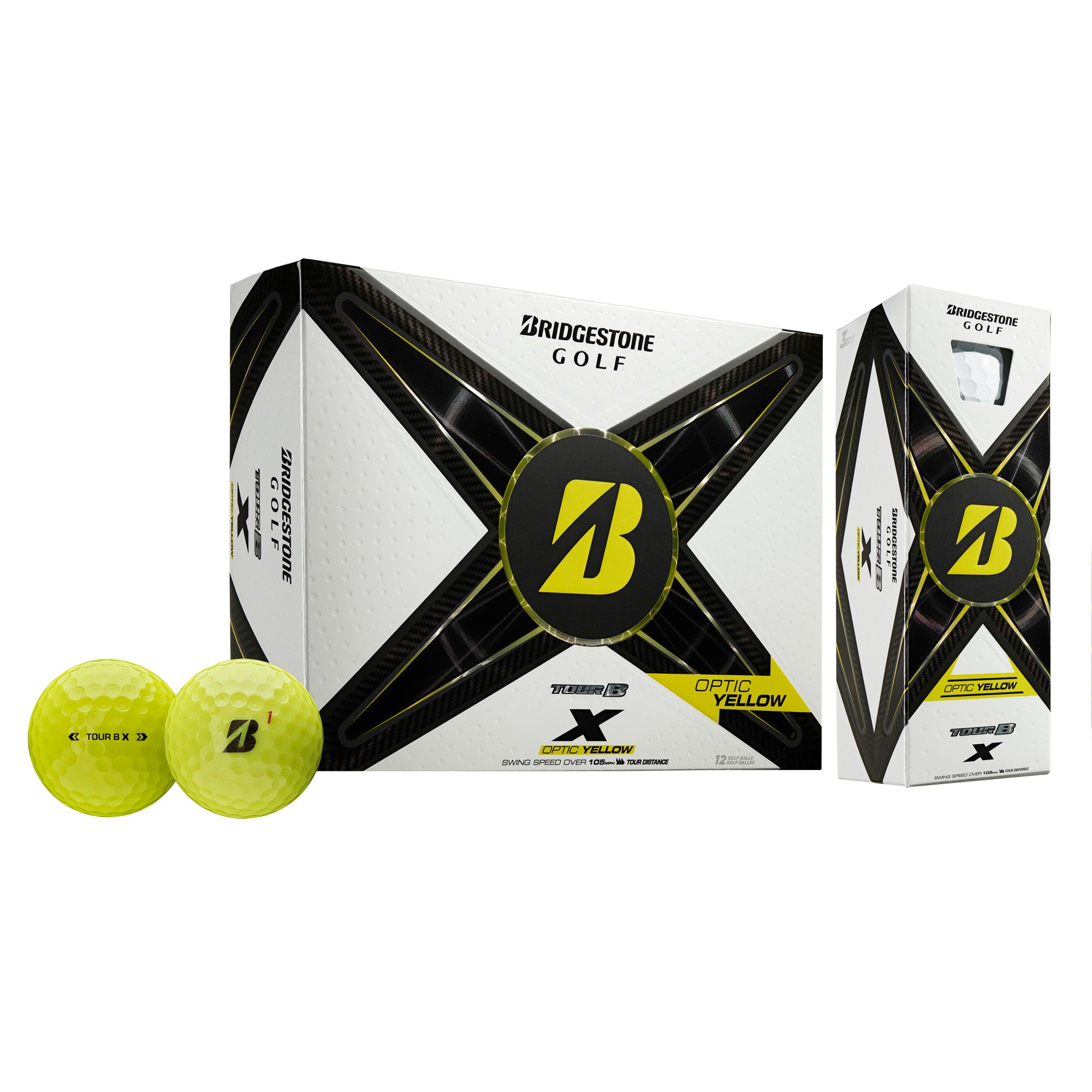 Unisex Bridgestone Golf Bridgestone Golf Tour B X - Yellow Yellow