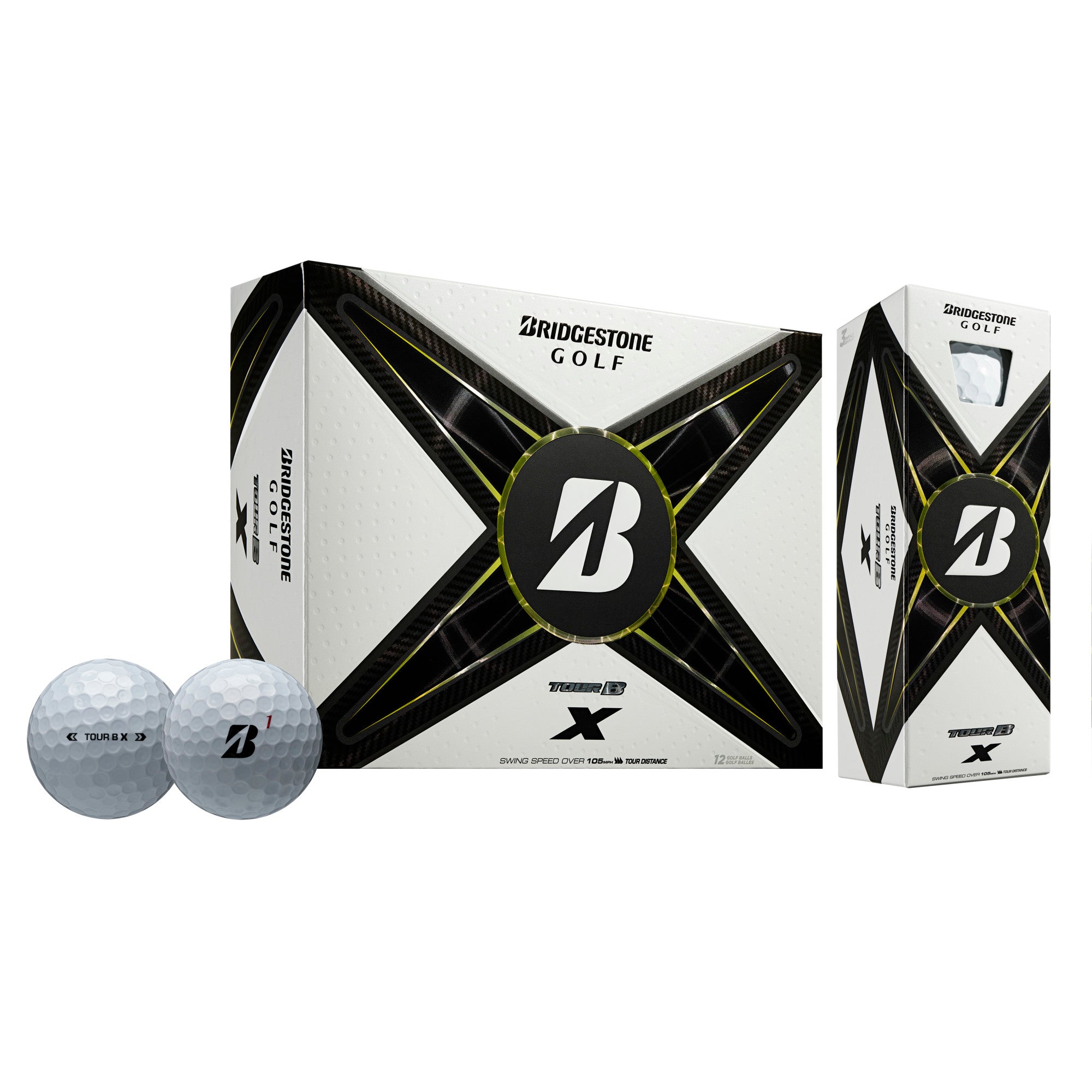 Unisex Bridgestone Golf Bridgestone Golf Tour B X - White White