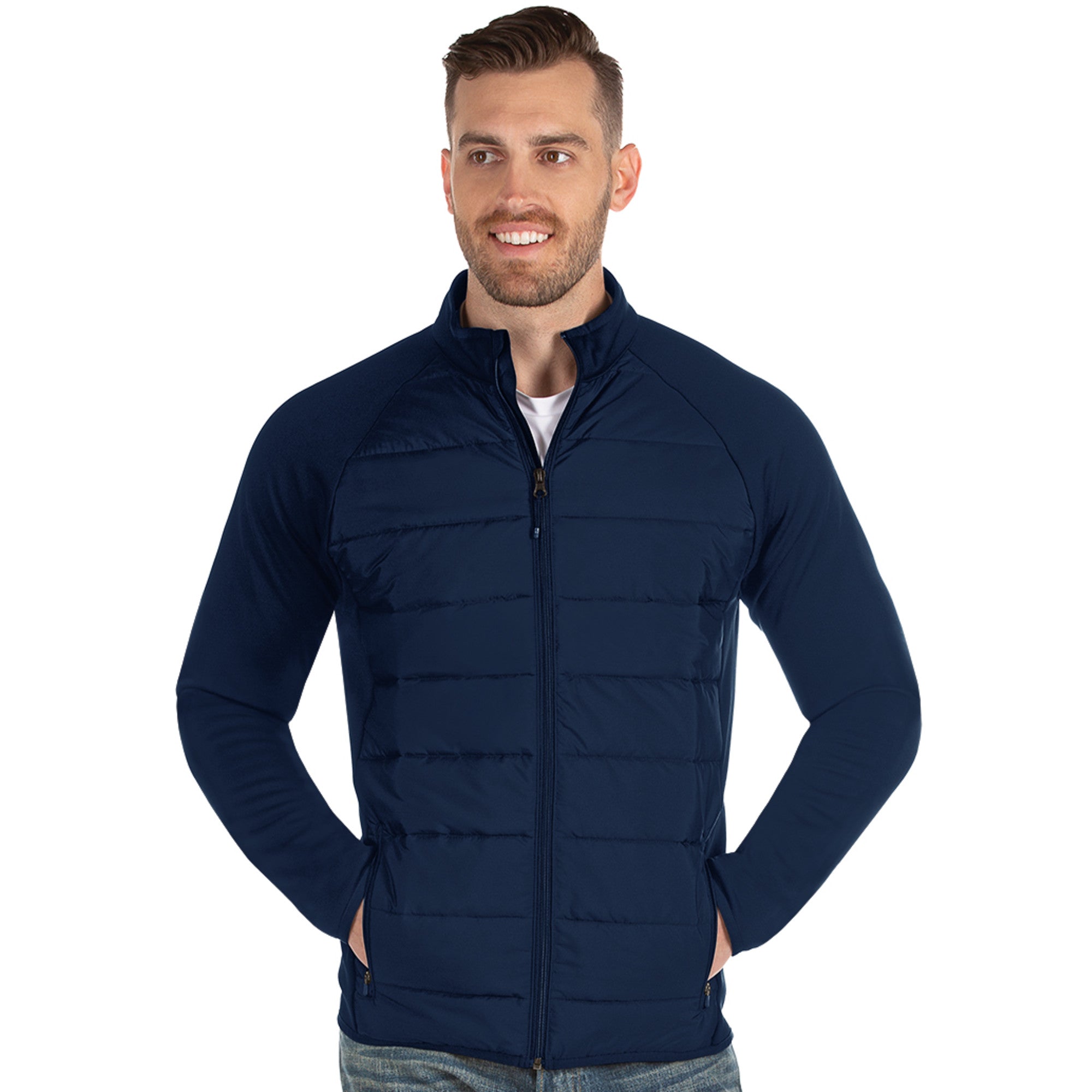 Mens Antigua Altitude Jacket Navy