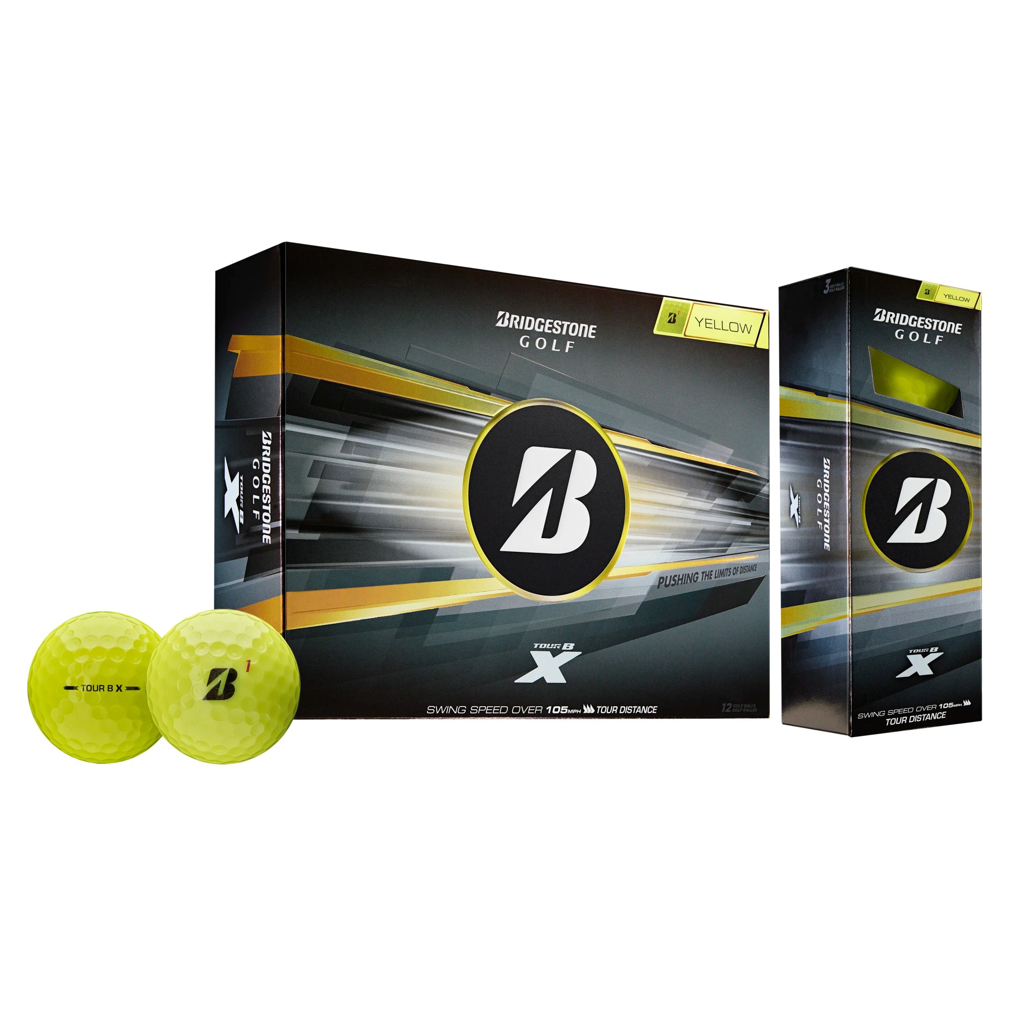 Unisex Bridgestone Golf Tour B X Dz - Yellow Yellow