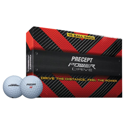 Mens Bridgestone Golf Precept Powerdrive 15-Ball Pk White