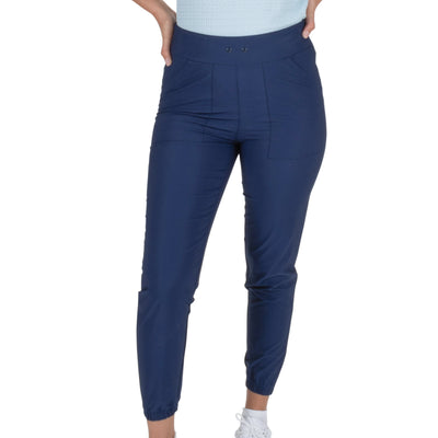 Ladies Nancy Lopez Golf Ace Jogger Navy