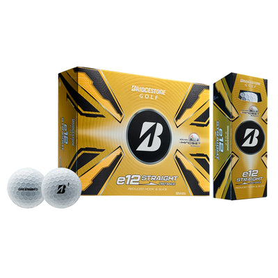 Mens Bridgestone Golf E12 Straight White Dz White