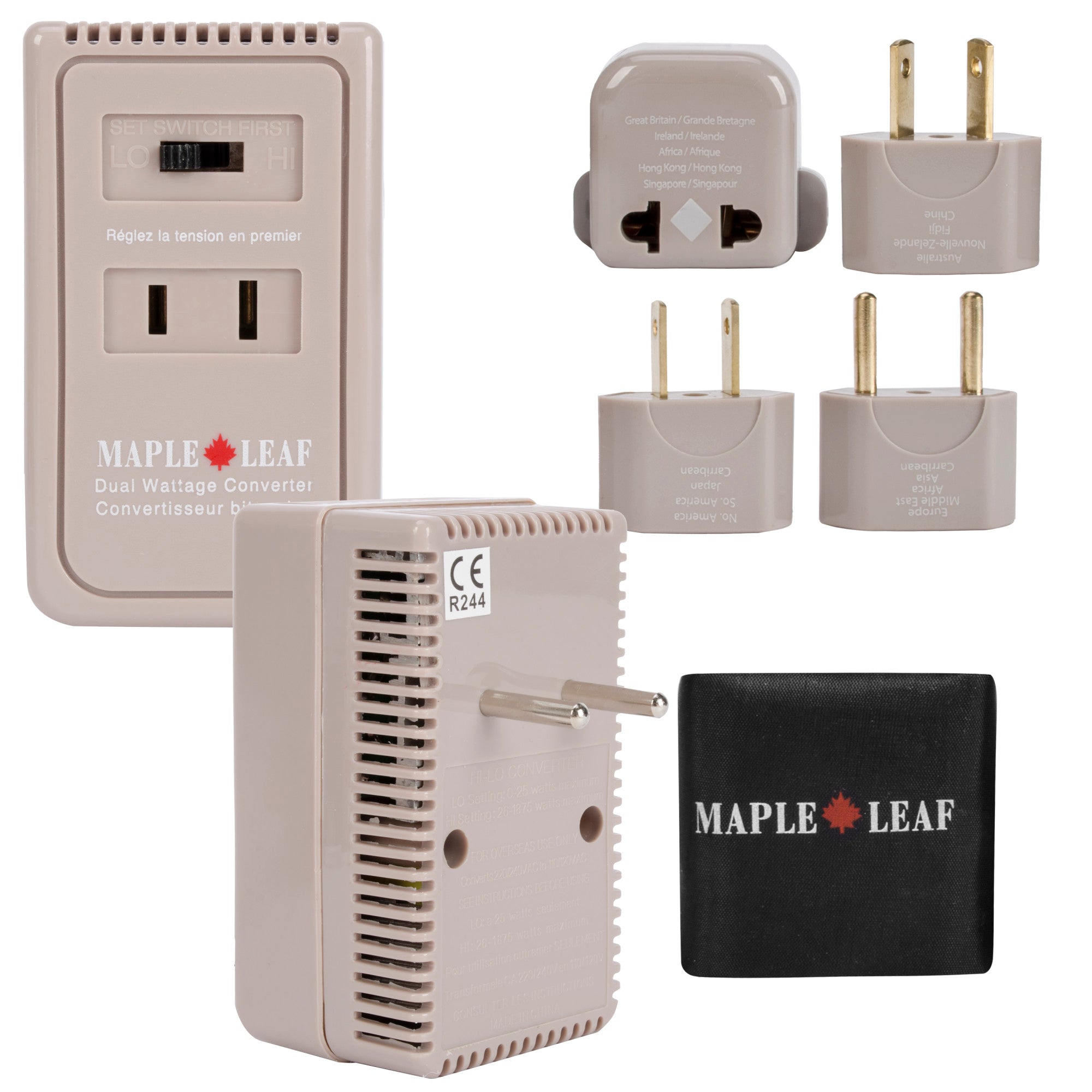 Maple Leaf Duall Wattage Converter Adaptor Kit - ML1393GY