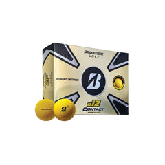Mens Bridgestone Golf E12 Contact Matte Yellow Dz Matte Yellow