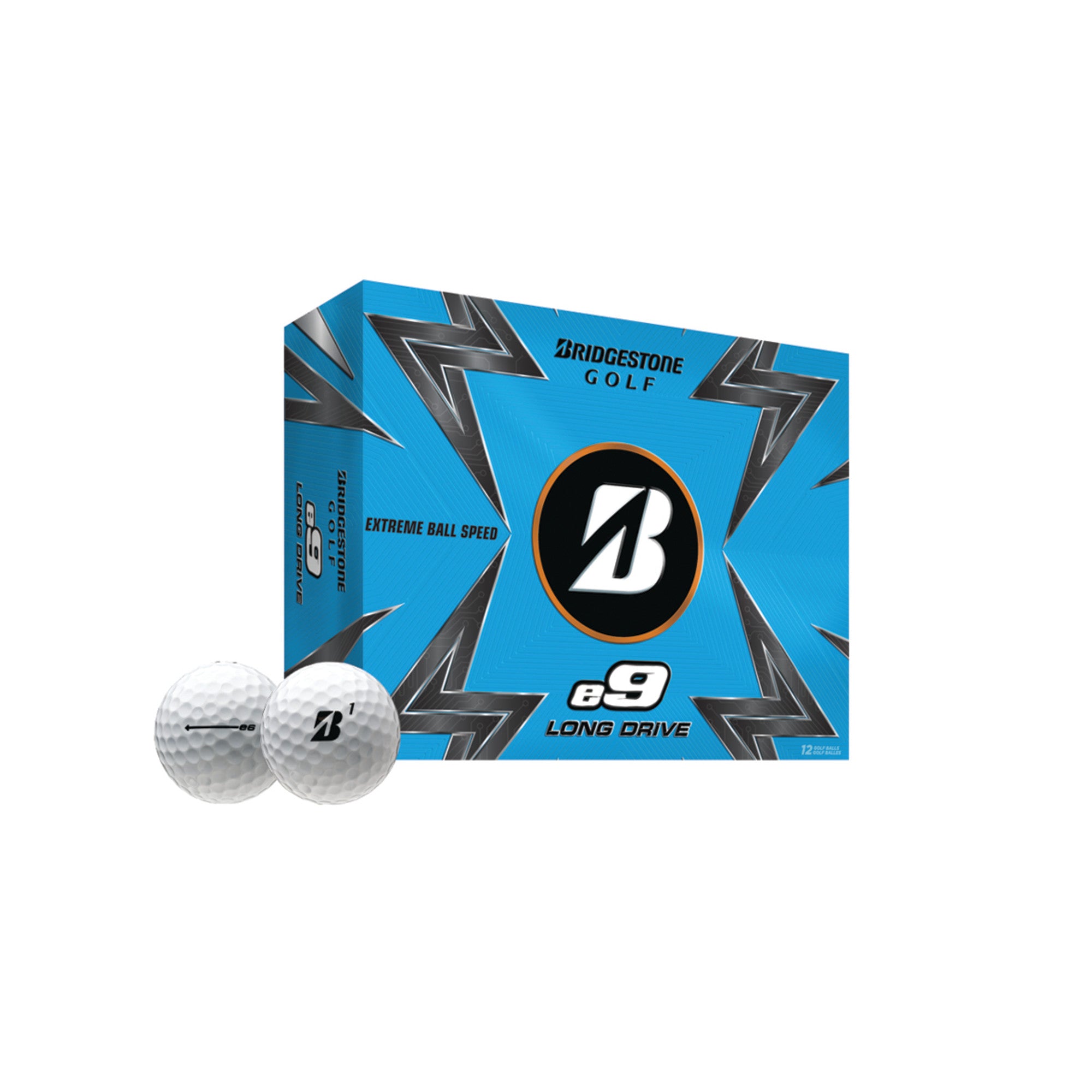 Mens Bridgestone Golf E9 Long Drive White Dz White