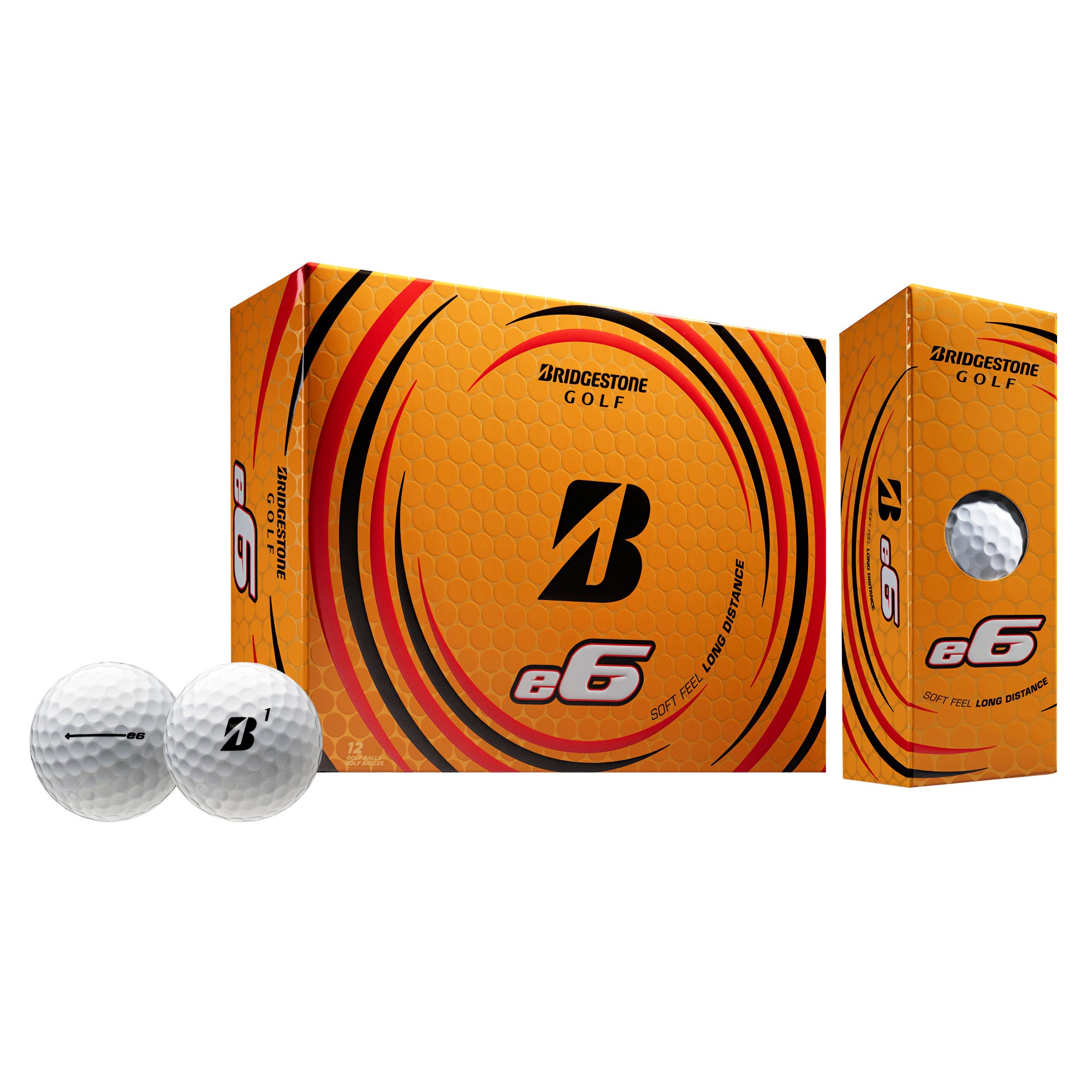 Mens Bridgestone Golf E6 White Dz White