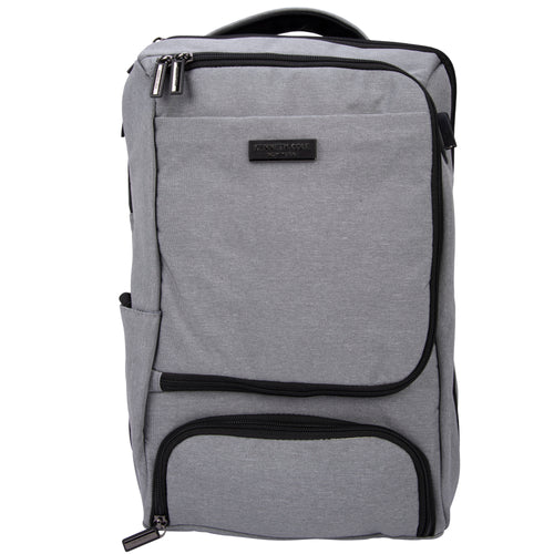 Kenneth Cole New York 1680D Polyester Triple Compartment 2-Pocket 17.0" Computer Backpack With Techni-Cole Rfid & Usb Charging Port - 5715968