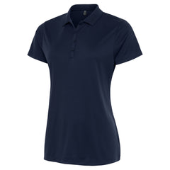 Ladies Antigua Flex Short Sleeve Polo Navy